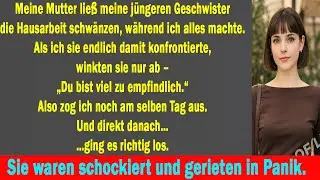 Meine Mutter ließ meine Geschwister alles meiden – während ich alles allein tun musste…