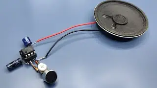 Electronic project Making a microphone with only one LM386 IC