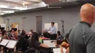 Leonelli Conducts in Rehearsal and Performance the Berklee Contemporary Symphony Orchestra