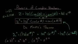 Powers Of Complex Numbers: Deriving De Moivre's Theorem with Euler's Formula