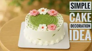 Simple Yet Elegant Flower Cake Decoration | Easy Cake Design Ideas for Beginners 🎂
