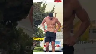 Running with Attractive Man for physical fitness #shorts
