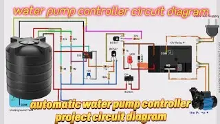 How to make Water Pump Automatic Switch ON-OFF Circuit | Water Level Controller with 555