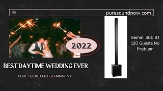 DJ Wedding Gig Log Gemini 300 BT (BEST DAYTIME WEDDING EVER!!)