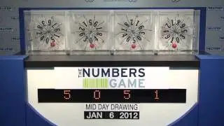 Midday Numbers Game Drawing: Friday, January 6, 2012