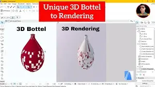 | Archicad Tutorial | - | Explore 3D Bottel Rendering | Useful video | rkvideo1 |