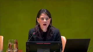 Ms. Annalena Baerbock at GA Plenary on Question of equitable representation & membership of the SC