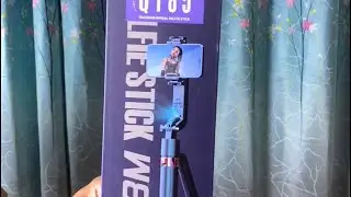 Q185 Extendable Ai Face Tracking Gimbal Tripod |Tutorial | Review | User Guide