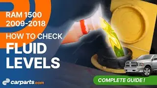 How to Check the Fluid levels 2009-2018 3.6 Dodge RAM 1500 🛢
