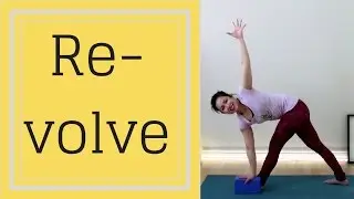 60 minutes Vinyasa Flow Yoga - Revolved Triangle, Revolved Hand to Big Toe, Reclined Twist