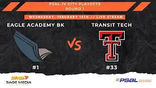 #1 Eagle Academy BK vs #33 Transit Tech | Junior Varsity City Playoffs Round 1 | 2/14/2024