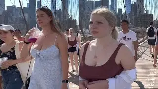 New York City Summer Walk -  Brooklyn Bridge,DUMBO,NYC,USA,4K