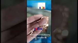 metal connect terminal making machine