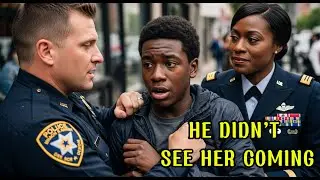 Cops Framed Black Teen With Drugs — Froze When His Mom Walked In as a Colonel...!