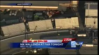 Nik Wallenda set to perform longest walk at Wisconsin State Fair