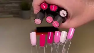 Modelones Pink Gel Nail Polish Set Review | Pastel to Neon Pink Shades