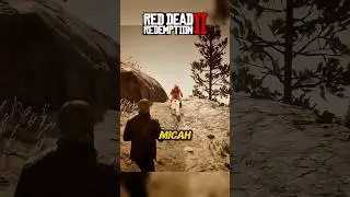 RDR2 KILLING Micah before Ending😱🤯. #shorts