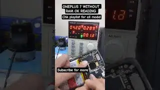 OnePlus 7 cpu reballing one+ 7 without ram ok dc reading #shorts #trending #trendingshorts #repair