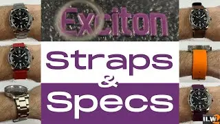The Exciton Watch - Alternative Straps & Specifications