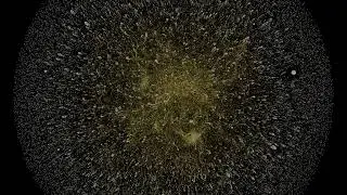 Gephi Video Render - Large Graph (85 000 nodes)