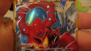 ~EPIC PULL!~ Opening a Pokemon Volcanion EX Battle Heart Tin