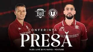 🔴 LIVE | CONFERINȚĂ DE PRESĂ | RAPID  -  U. CLUJ | GÂLCĂ ȘI BOLGADO