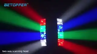 Betopper Mini Spider Moving Head Light 8X3W RGBW For Party Pub Disco club Full HD
