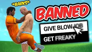 Trolling EVERYONE With FORCED EMOTES In GTA RP... (BANNED)