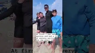Courage Unleashed: Brain Tumor Survivor's Incredible First Time Adaptive Surfing Adventure 🌊🤟