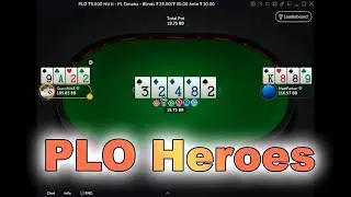 MattParker vs. GucciNIKE HEATED PLO Battle (Cards Up All Pots 50BB+)