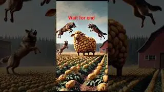 Sheep v/s wolf fight😱|Ai generated video|#shorts #trendingshort #shortsfeed #shortsviralvideo