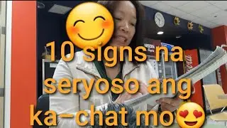 Mga palatandaan na seryoso si Foreigner guy.