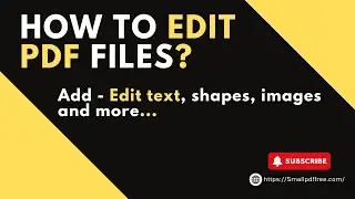 Edit PDF Text for Free - Add, Edit text, shapes, images and more