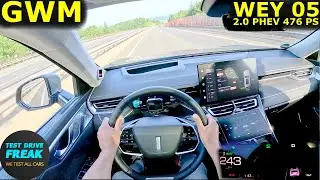 2025 WEY 05 PHEV (476 PS) TOPSPEED POV 🚀 Plug-in Hybrid Autobahn Drive | No Speed Limit