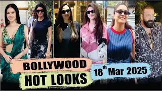 Bollywood Actress Hot Look | Sunny Leone | Jacqueline Fernandez | Sharvari Wagh |18 Mar 2025 | 10 Pm