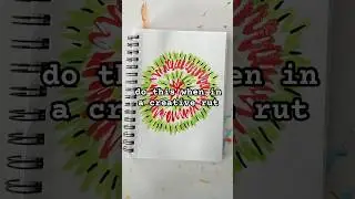 Простая идея для ведения арт-дневника, чтобы выйти из творческого тупика #ежедневноеискусство #ле...