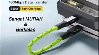 KABEL DATA &ldquo;KIIP&rdquo; 240W 16CM SUDAH ADA eMARKER NYA JUGA || SANGAT COCOK BUAT GAMING
