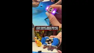 Умные кубики LEGO оживляют полицейских и грабителей.