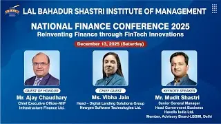 LBSIM Delhi - National Finance Conference 2025 at LBSIM Auditorium on 13th December 2025 (Saturday)