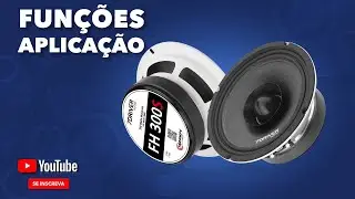 Alto Falante 7Driver 300 watts - FH300S 6 Polegadas Aplicação | Taramps Group