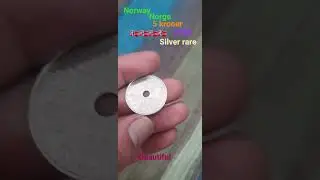 Norway 5 Kroner 1998 Silver Coin #youtube #youtubeshorts #ytshorts #norway #viral