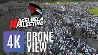Aksi Bela Palestina | Drone View 4K