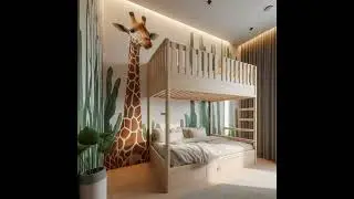 ✨ Dreamy Animal-Inspired Bedrooms | Magical Room Design Ideas 🌿🛏️#Animal#NatureInspired#KidsRoomIdea