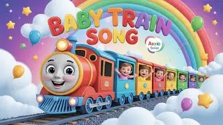 Baby Train Song for Kids | Choo-Choo Train Nursery Rhyme | Axxio Series