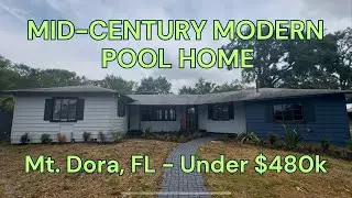Walkable to Downtown Mount Dora! Midcentury Home Tour