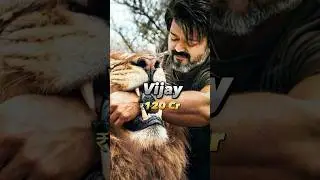 LEO Movie Star Cast and Their Salary #shorts #leo #movie #salary #vijay