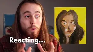 Reacting to Your Self-Portraits! (30 Brushstroke Challenge) #JakesArtClub