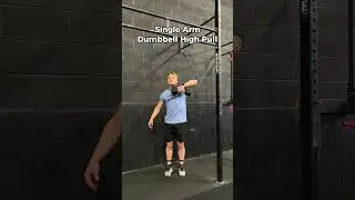 Single Arm Dumbbell High Pull
