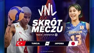 SKR&Oacute;T MECZU TURCJA - JAPONIA | ĆWIERĆFINAŁ LIGI NAROD&Oacute;W SIATKAREK 2025
