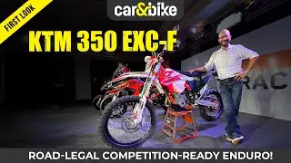 KTM 350 EXC-F Enduro Launched In India | walkaround | First Look | carandbike
